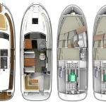 Nimbus 305 Coupe Layout