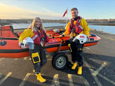 New RNLI volunteer joins mum New RNLI volunteer joins mum