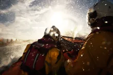RNLI Crew onboard Treard