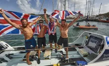 Record-breaking solo rowing challenge around Great Britain