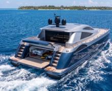 28m Sports Catamaran Aft Deck