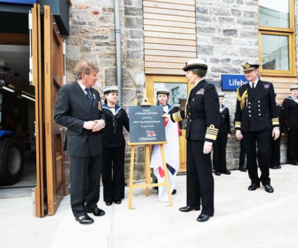 Royal Highness The Princess Royal Opens New Lifeboat Station